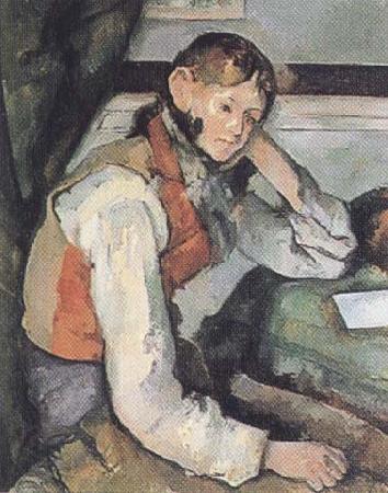 Paul Cezanne The Boy in a Red Waistcoat (mk35)